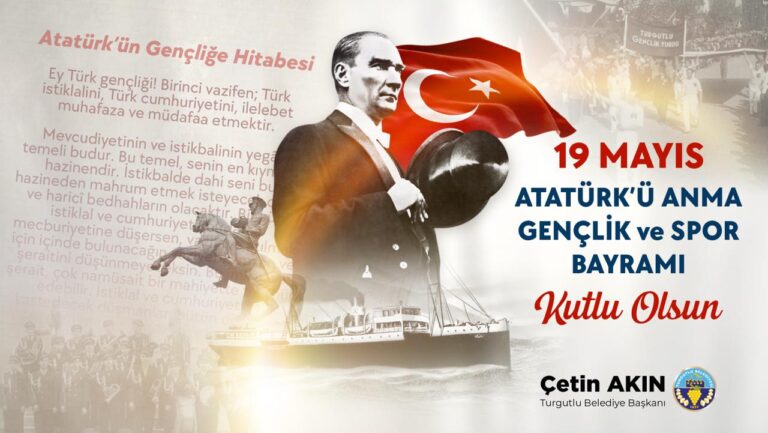 Başkan Akın: “Atatürk, ‘Bütün ümidim gençliktedir’ diyerek en büyük eseri Türkiye Cumhuriyeti’ni gençlere emanet etmiştir”
