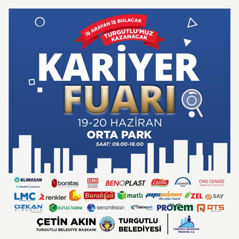 Turgutlu Belediyesinden İstihdama Katkı Sağlayacak Bir Proje Daha: Kariyer Fuarı