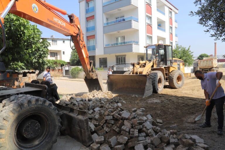 Turgutlu Belediyesi Mustafa Kemal Mahallesinin 22 Sokağını Yenileyecek