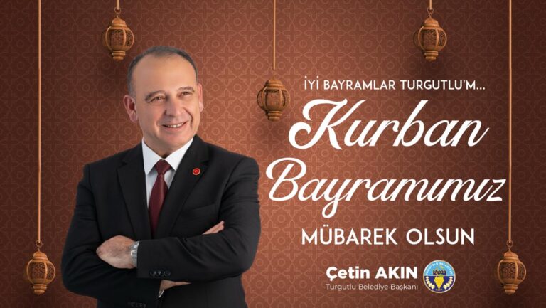 Başkan Akın: “Kurban Bayramı’nda paylaşmanın, sevginin, hoşgörünün birleştirici gücü hakim olsun”