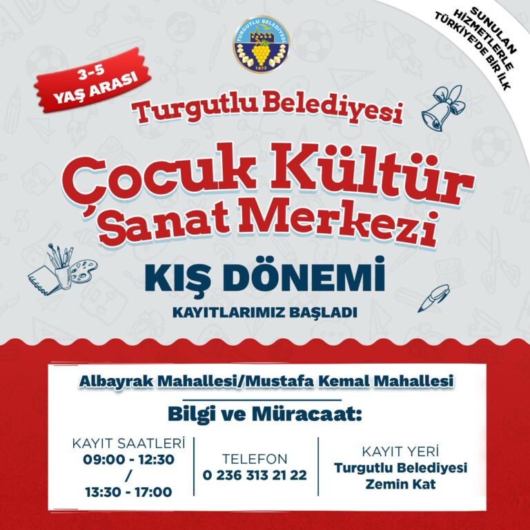 Turgutlu Belediyesinin İmza Projesi ÇKSM’lerde Kış Dönemi Başlıyor