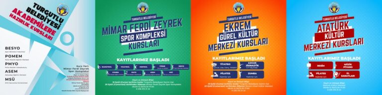 Turgutlu Belediyesi Spor Okulları ve Kültür Kurslarında Kış Dönemi Başlıyor Turgutlu Belediyesi Spor Okulları ve Kültür Kurslarında Kış Dönemi Başlıyor