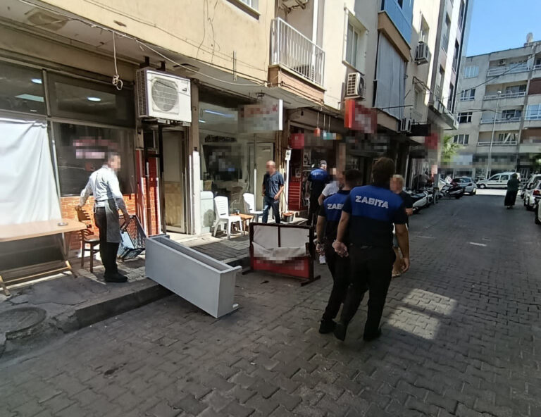 Turgutlu Zabıtasından Eş Zamanlı İşgal Denetimi Turgutlu Zabıtasından Eş Zamanlı İşgal Denetimi