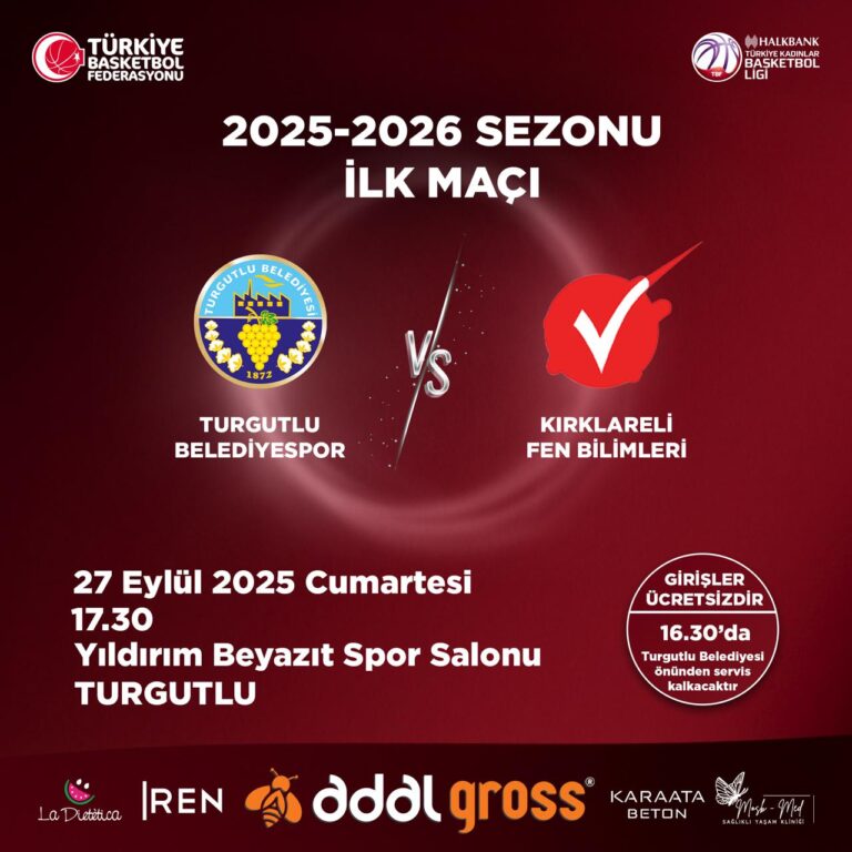 Turgutlu Belediyesi Kadın Basketbol Takımı İlk Maçına Çıkıyor