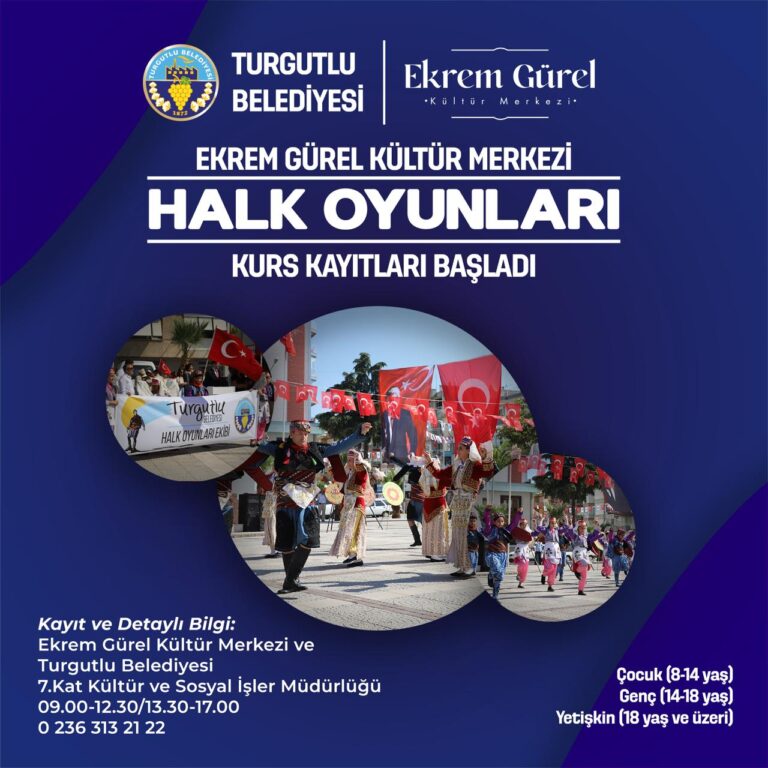 Turgutlu Belediyesi Halk Oyunları Kursuna Kayıtlar Başladı Turgutlu Belediyesi Halk Oyunları Kursuna Kayıtlar Başladı
