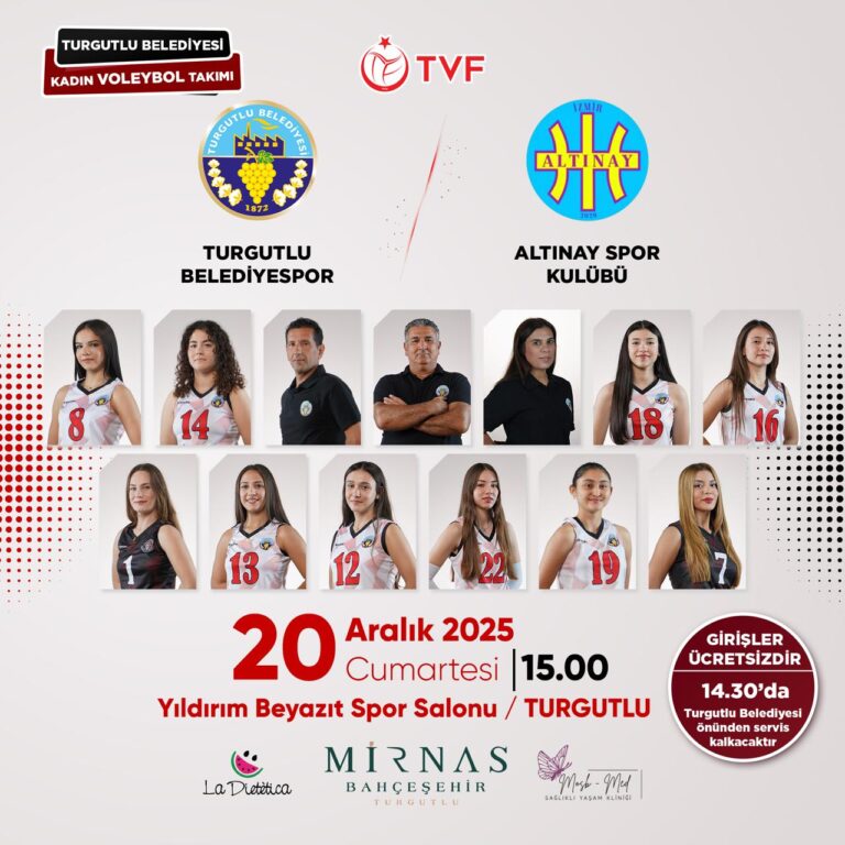 Turgutlu Belediyesi Kadın Voleybol Takımı, Altınay Ekibini Konuk Edecek