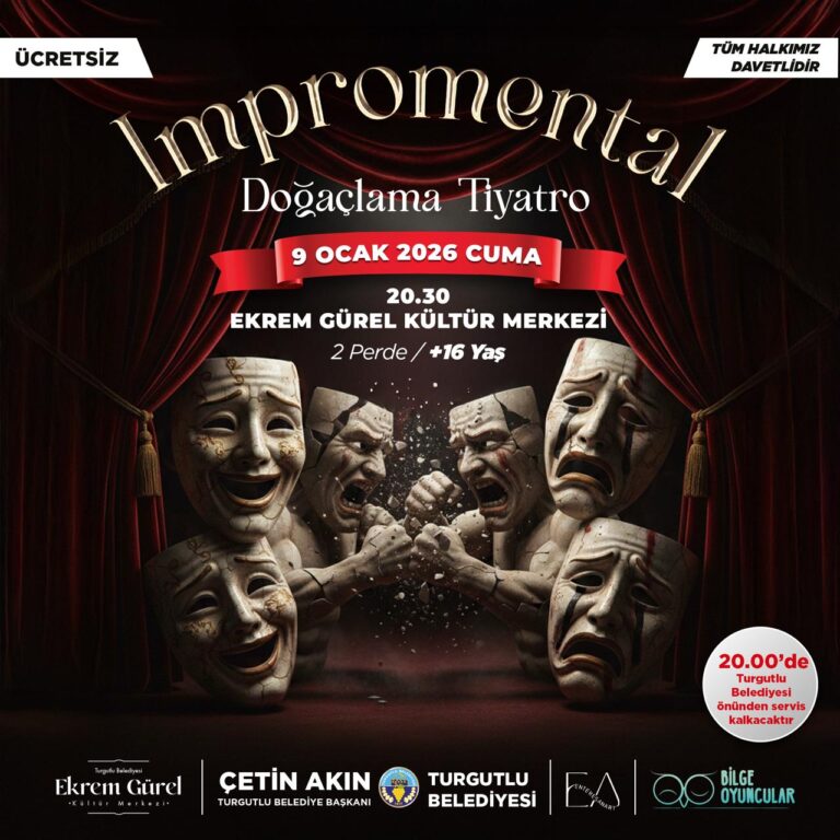 Turgutlu Belediyesinden “Impromental Doğaçlama Tiyatro” Oyunu