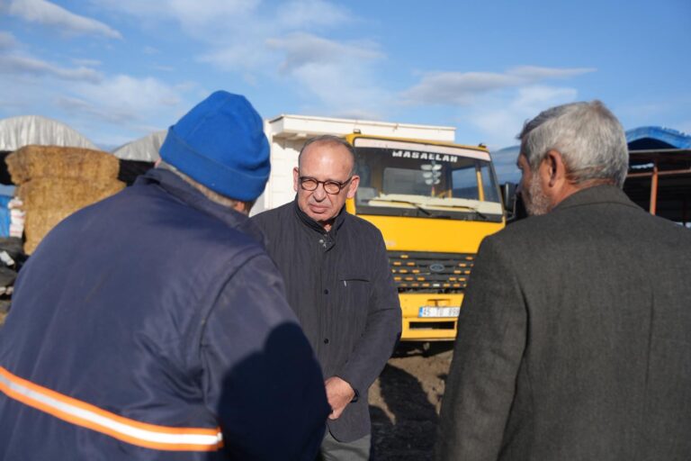 Başkan Çetin Akın Taşkının İzlerini Yerinde Tespit Etti