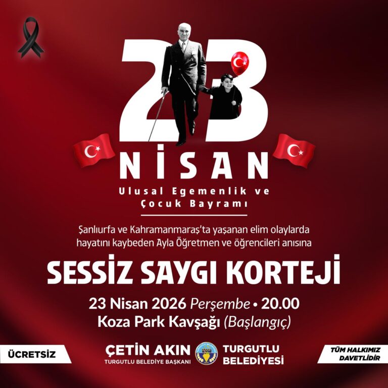 Turgutlu Belediyesinden 23 Nisan’da Anlamlı Kortej