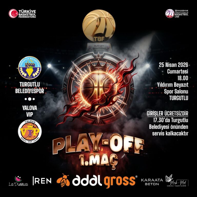 Turgutlu Belediyesi Kadın Basketbol Takımı Play-off’ta İlk Maçına Çıkıyor