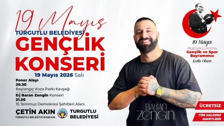 Turgutlu’da 19 Mayıs Coşkusu Meydanlara Taşacak