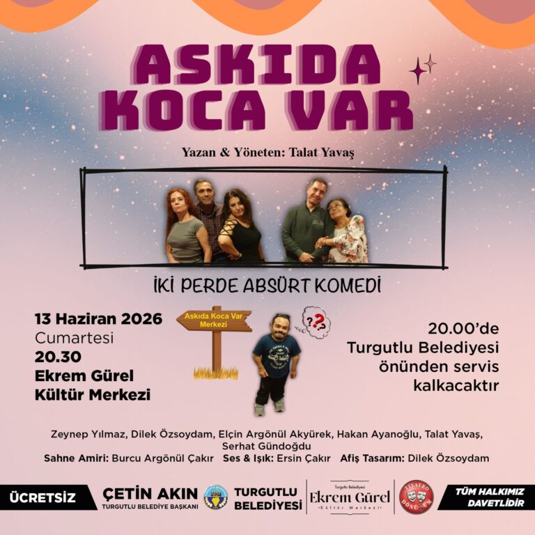 Turgutlu’da Kahkaha Dolu Bir Akşam: ‘Askıda Koca Var’