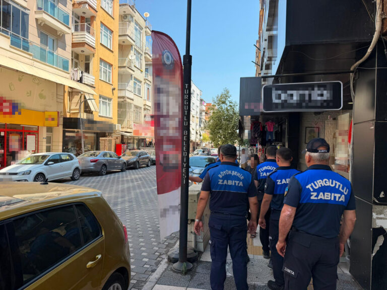 Turgutlu Belediyesi ve Manisa Büyükşehir Belediyesi Ekiplerinden Ortak Denetim