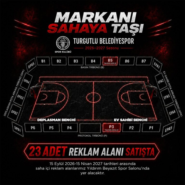 Turgutlu Belediyespor’da Reklam Alanları Satışa Sunuldu