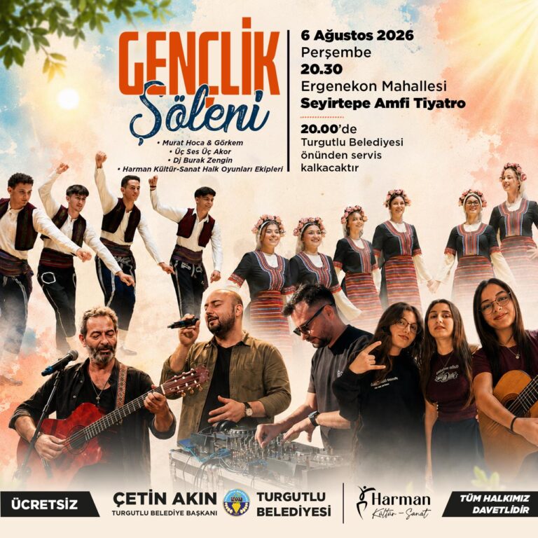 Turgutlu Belediyesinden Gençlik Şöleni: Müzik ve Dans Bir Arada