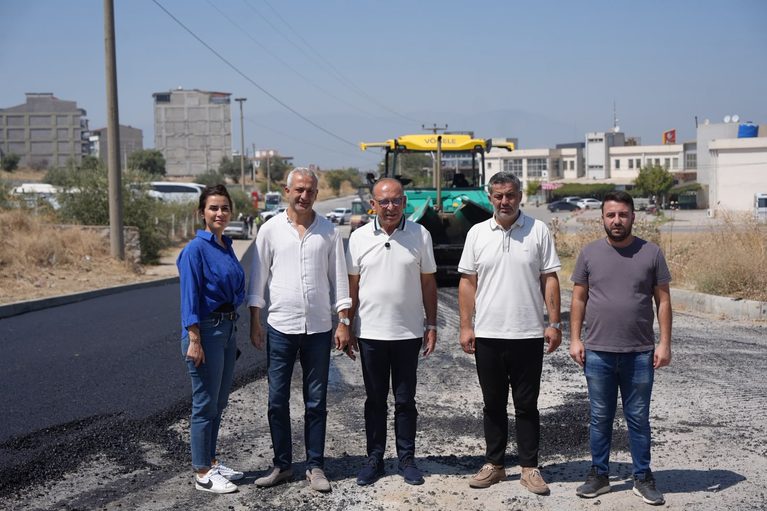 Turgutlu Belediyesi ve Manisa Büyükşehir Belediyesinden Asfalt Hamlesi