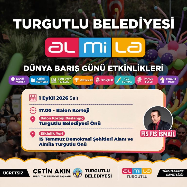Turgutlu’da Dünya Barış Günü Çocuklarla Kutlanacak