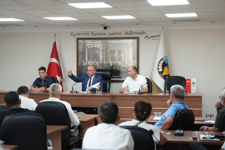 Turgutlu Belediyesi Ağustos Ayı Meclis Toplantısı 4 Ağustos Salı