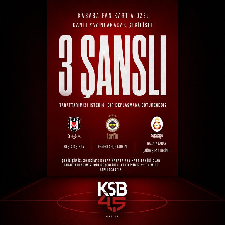 Turgutlu Belediyespor’dan Kasaba Fan Kart Sahiplerine Deplasman Sürprizi