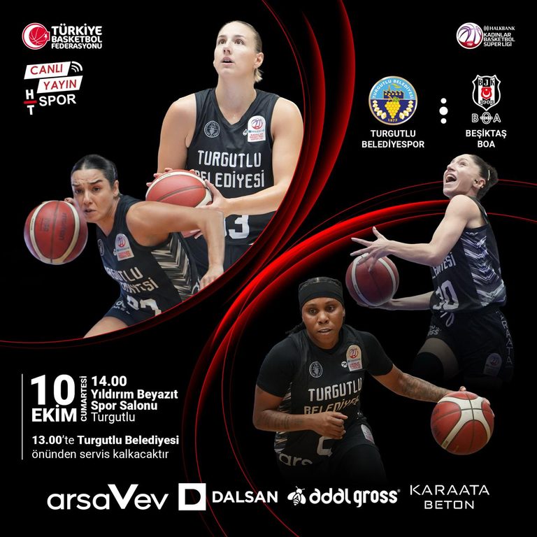 Turgutlu Belediyesi Kadın Basketbol’un Konuğu Beşiktaş BOA