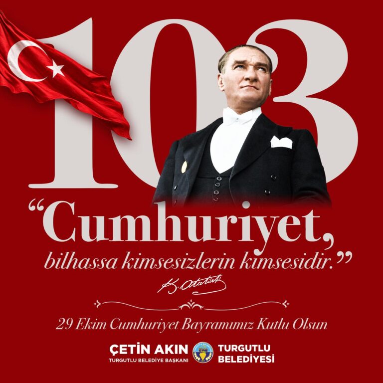Başkan Çetin Akın: “Çok Yaşa Cumhuriyet”